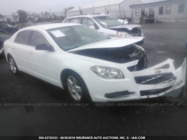 1G1ZA5EK0A4137115 - 2010 CHEVROLET MALIBU LS თეთრი ფოტო 1