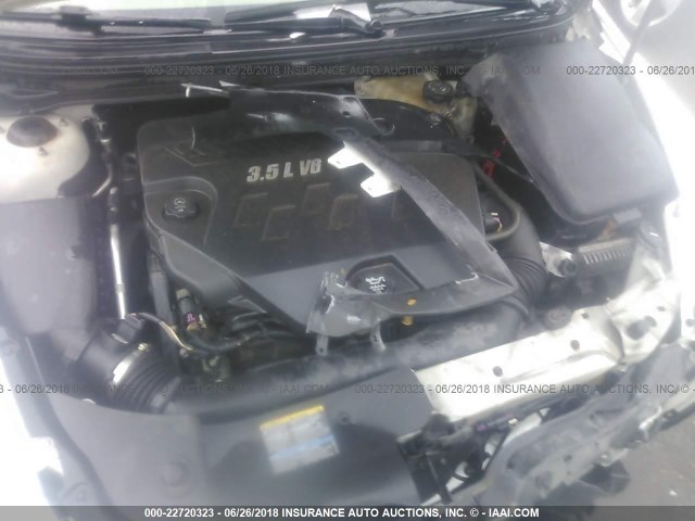 1G1ZA5EK0A4137115 - 2010 CHEVROLET MALIBU LS თეთრი ფოტო 10