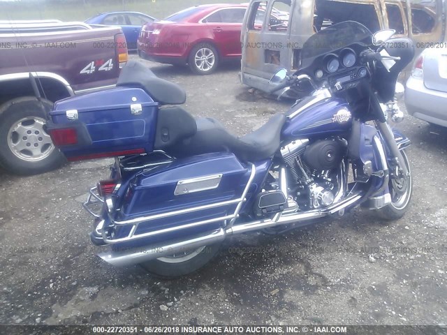 1HD1FCW126Y650543 - 2006 HARLEY-DAVIDSON FLHTCUI BLUE photo 4