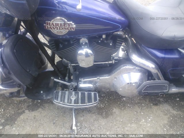 1HD1FCW126Y650543 - 2006 HARLEY-DAVIDSON FLHTCUI BLUE photo 9