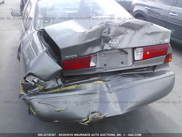 4T1BG22K9YU711551 - 2000 TOYOTA CAMRY CE/LE/XLE TAN photo 6