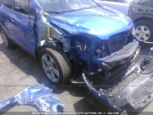 KL4CJBSB1EB516474 - 2014 BUICK ENCORE CONVENIENCE BLUE photo 6