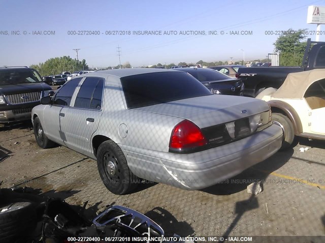 2FAFP71W96X159651 - 2006 FORD CROWN VICTORIA POLICE INTERCEPTOR GRAY photo 3