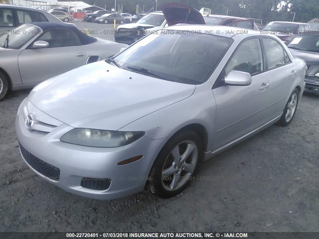 1YVHP80C185M06997 - 2008 MAZDA 6 I Күміс фото 2