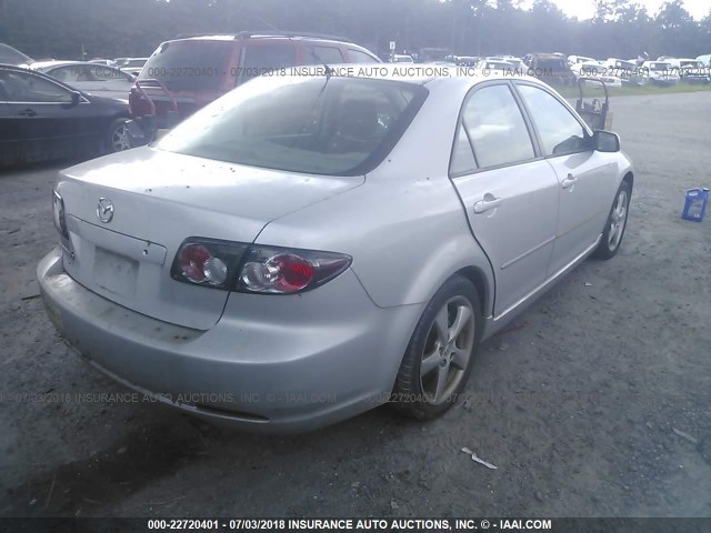 1YVHP80C185M06997 - 2008 MAZDA 6 I Күміс фото 4