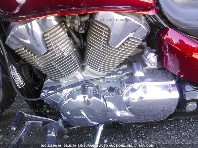 1HFSC55004A004982 - 2004 HONDA VTX1300 C BURGUNDY photo 9