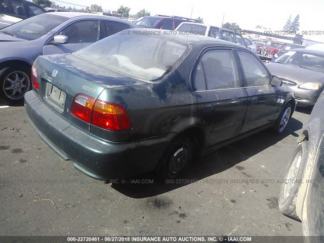 2HGEJ6610YH556646 - 2000 HONDA CIVIC SE GREEN photo 4