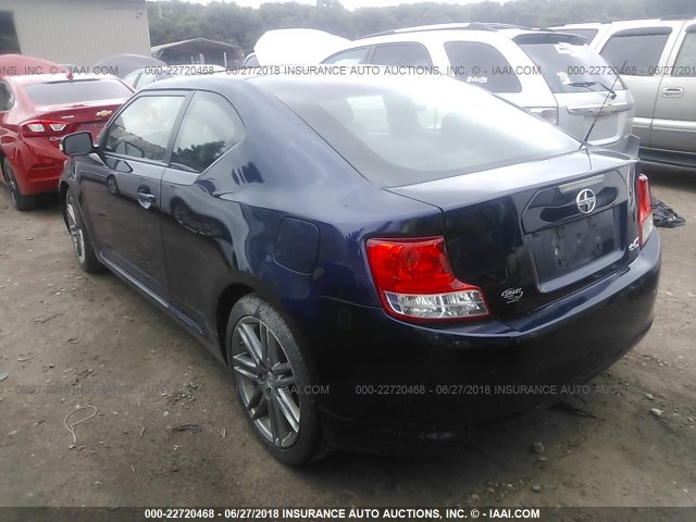 JTKJF5C73B3016499 - 2011 TOYOTA SCION TC 蓝色 照片 3