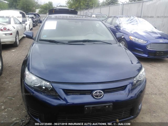 JTKJF5C73B3016499 - 2011 TOYOTA SCION TC 蓝色 照片 6
