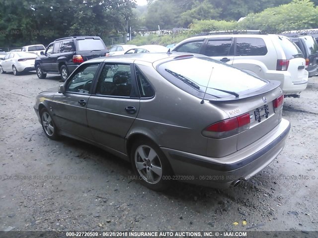 YS3DF58K722011452 - 2002 SAAB 9-3 SE TAN photo 3