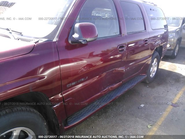 1GKFK66U71J236145 - 2001 GMC DENALI XL K1500 RED photo 6