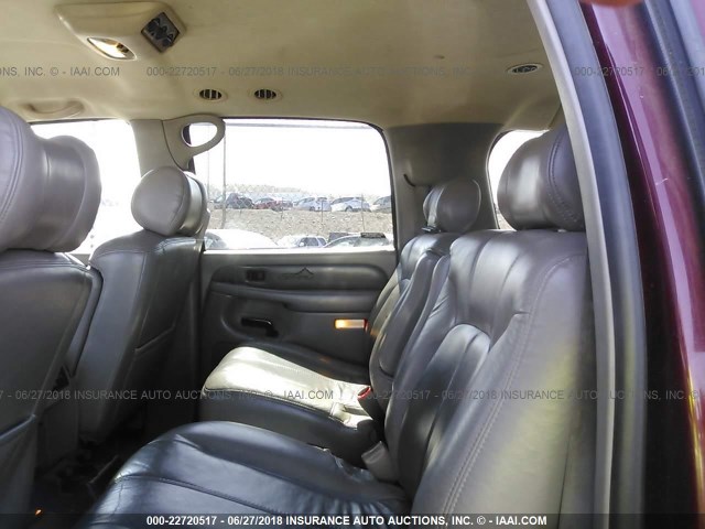 1GKFK66U71J236145 - 2001 GMC DENALI XL K1500 RED photo 8