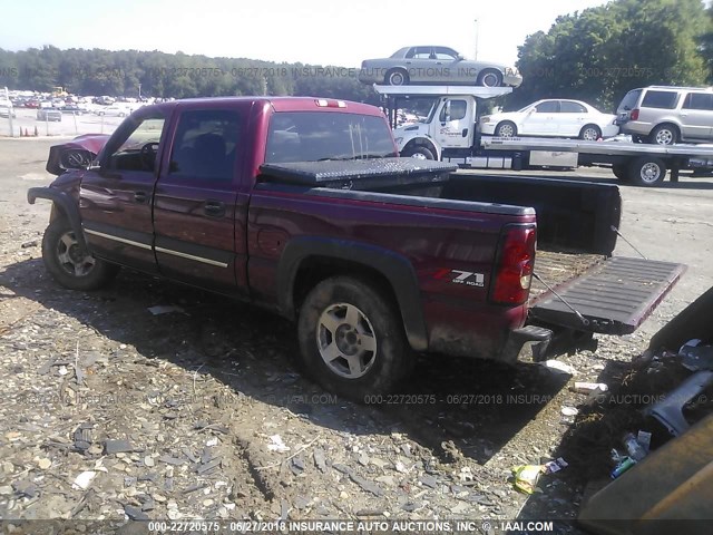 2GCEK13T151277750 - 2005 CHEVROLET SILVERADO K1500 BURGUNDY photo 3