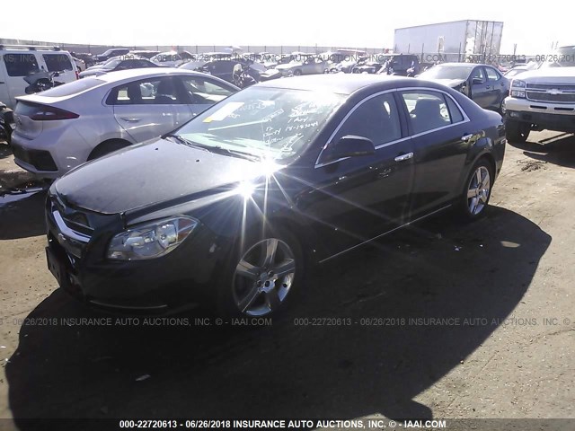 1G1ZC5E02CF326851 - 2012 CHEVROLET MALIBU 1LT 黑色 照片 2