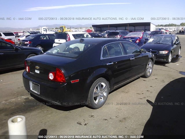 1G1ZC5E02CF326851 - 2012 CHEVROLET MALIBU 1LT 黑色 照片 4