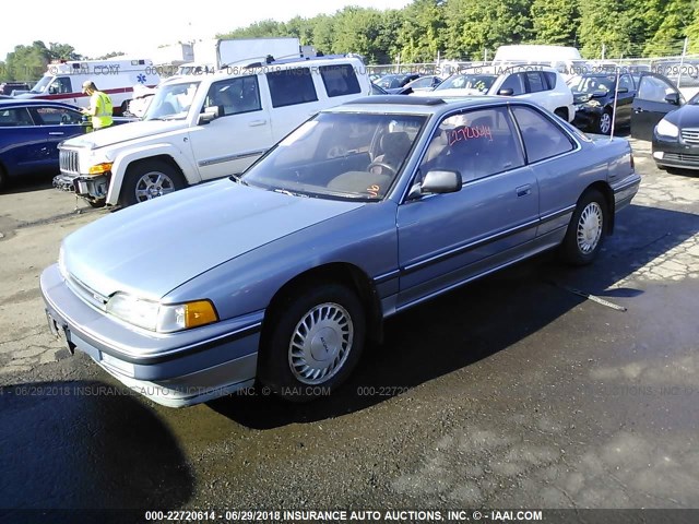 JH4KA3275KC016762 - 1989 ACURA LEGEND LS BLUE photo 2