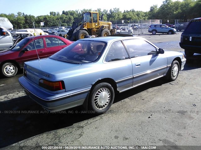 JH4KA3275KC016762 - 1989 ACURA LEGEND LS BLUE photo 4