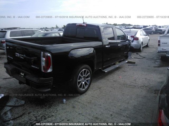 1GTG6EEN0J1264121 - 2018 GMC CANYON DENALI BLACK photo 4