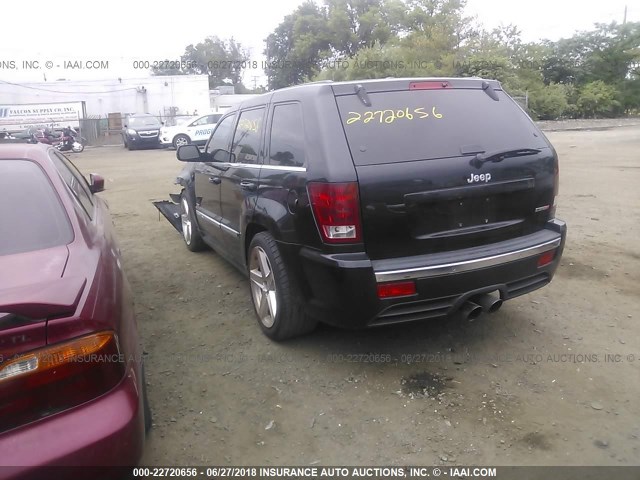 1J8HR78336C345121 - 2006 JEEP GRAND CHEROKEE SRT-8 BLACK photo 3