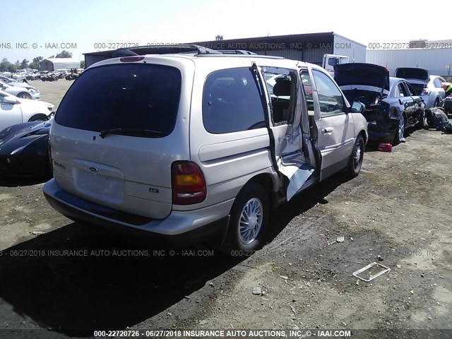 2FMZA5141WBD85302 - 1998 FORD WINDSTAR WAGON TAN photo 4