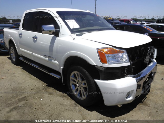 1N6BA0ED3BN323463 - 2011 NISSAN TITAN S/SV/SL/PRO-4X WHITE photo 1