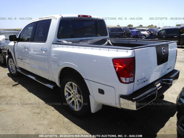 1N6BA0ED3BN323463 - 2011 NISSAN TITAN S/SV/SL/PRO-4X WHITE photo 3