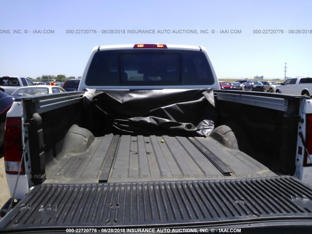 1N6BA0ED3BN323463 - 2011 NISSAN TITAN S/SV/SL/PRO-4X WHITE photo 8