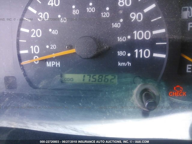 4TASN92N0YZ640655 - 2000 TOYOTA TACOMA XTRACAB PRERUNNER მწვანე ფოტო 7