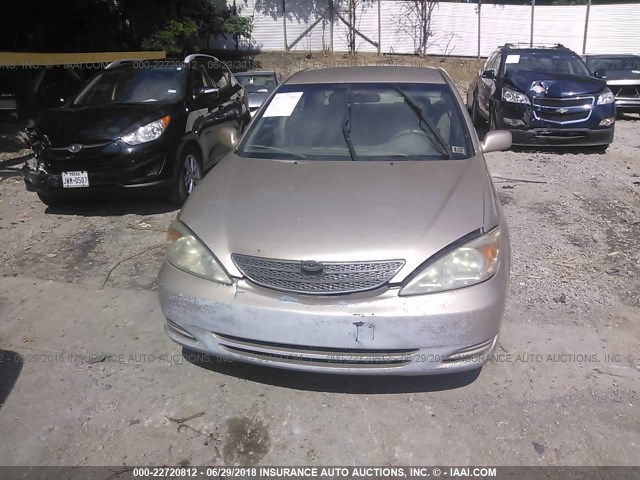 4T1BE32K03U714553 - 2003 TOYOTA CAMRY LE/XLE/SE Qızıl foto 6