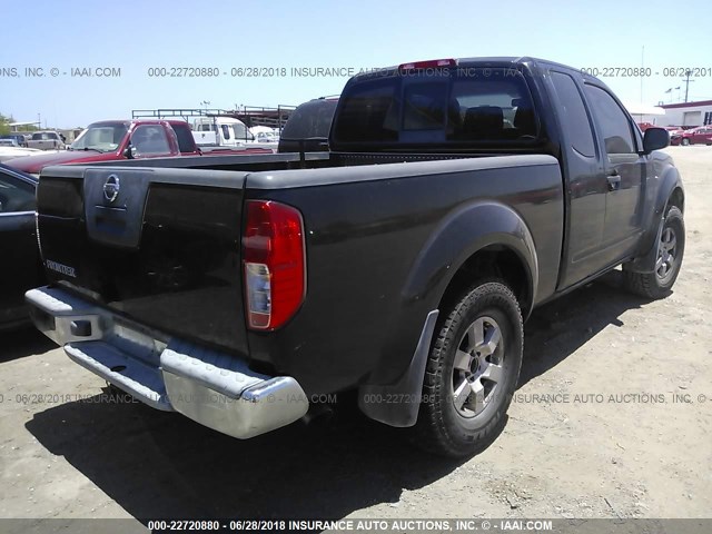 1N6AD06UX5C423562 - 2005 NISSAN FRONTIER KING CAB LE/SE/OFF ROAD BLACK photo 4