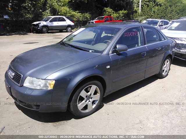 WAULT68E23A262427 - 2003 AUDI A4 3.0 QUATTRO GRAY photo 2