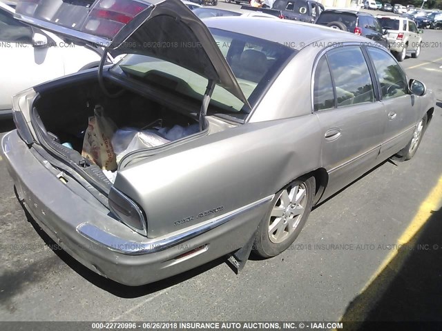 1G4CW54K644156641 - 2004 BUICK PARK AVENUE  GOLD photo 4