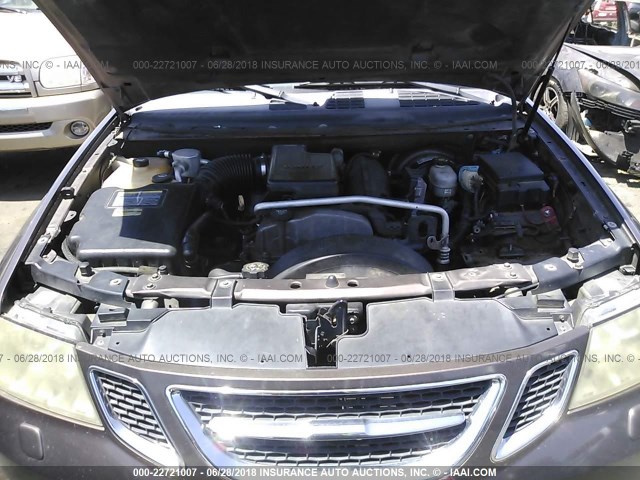 5S3ET13S382800513 - 2008 SAAB 9-7X 4.2I BROWN photo 10