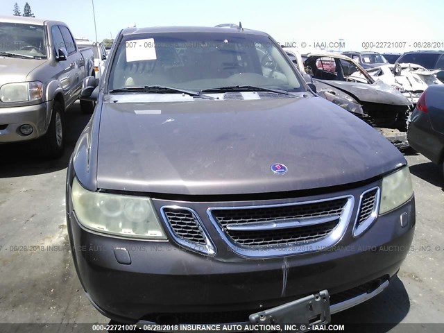 5S3ET13S382800513 - 2008 SAAB 9-7X 4.2I BROWN photo 6