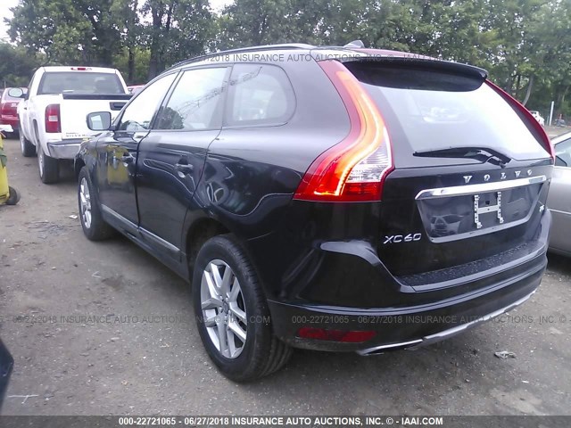 YV440MDJ1H2074150 - 2017 VOLVO XC60 T5 BLACK photo 3