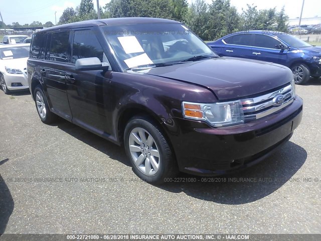 2FMDK51C39BA23832 - 2009 FORD FLEX SE BURGUNDY photo 1