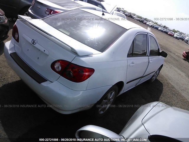 1NXBR32E57Z899719 - 2007 TOYOTA COROLLA CE/LE/S WHITE photo 4