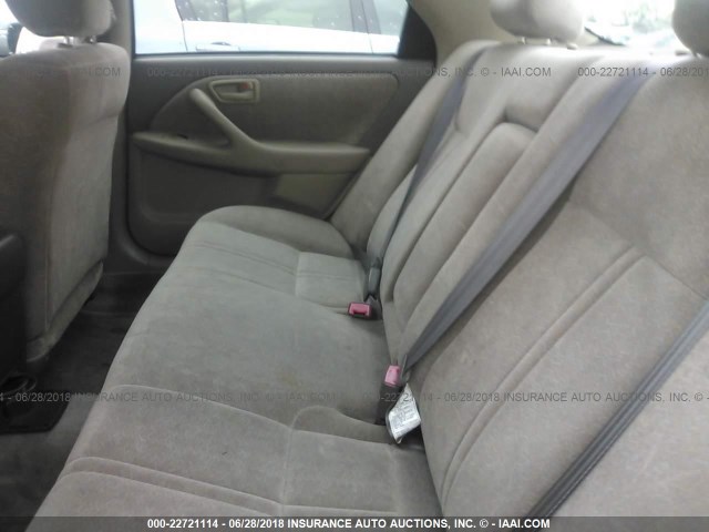 4T1BG22K1WU204799 - 1998 TOYOTA CAMRY CE/LE/XLE BLACK photo 8