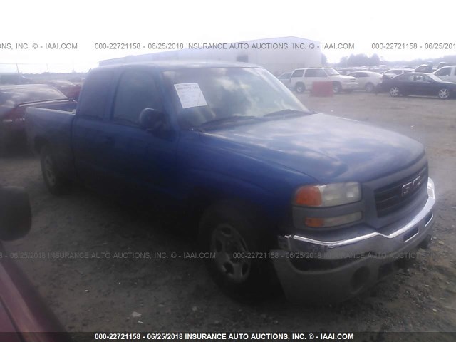 2GTEC19V131258165 - 2003 GMC NEW SIERRA C1500 BLUE photo 1