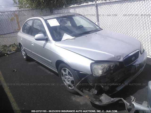 KMHDN45D42U429364 - 2002 HYUNDAI ELANTRA GLS/GT SILVER photo 1