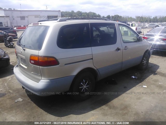 4T3ZF13C9YU241080 - 2000 TOYOTA SIENNA LE/XLE GRAY photo 4