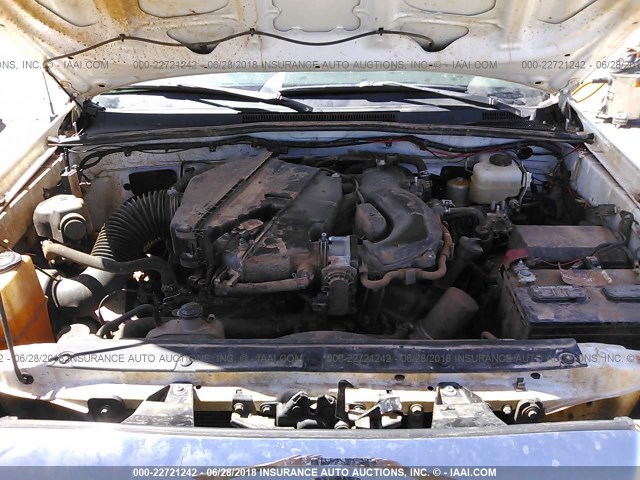 3TMLU4EN2EM159829 - 2014 TOYOTA TACOMA DOUBLE CAB თეთრი ფოტო 10