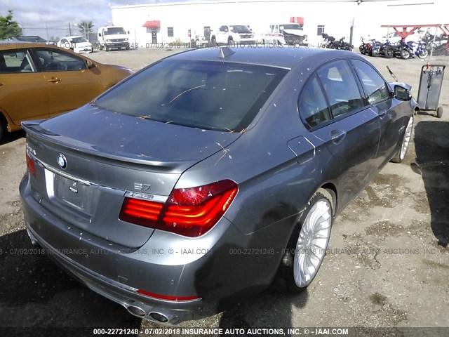 WBAYB6C5XFDS16394 - 2015 BMW ALPINA B7 ნაცრისფერი ფოტო 4