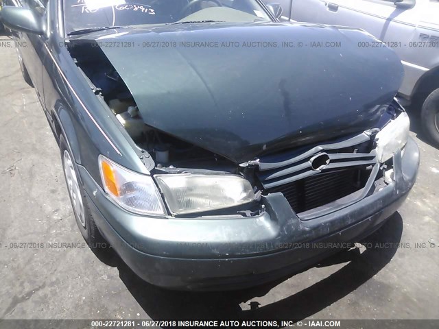 4T1BG22K9XU425522 - 1999 TOYOTA CAMRY CE/LE/XLE GREEN photo 6
