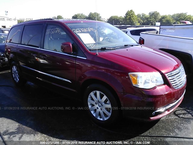 2C4RC1BG9DR797875 - 2013 CHRYSLER TOWN & COUNTRY TOURING MAROON photo 1