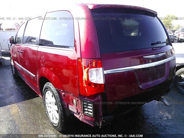 2C4RC1BG9DR797875 - 2013 CHRYSLER TOWN & COUNTRY TOURING MAROON photo 3