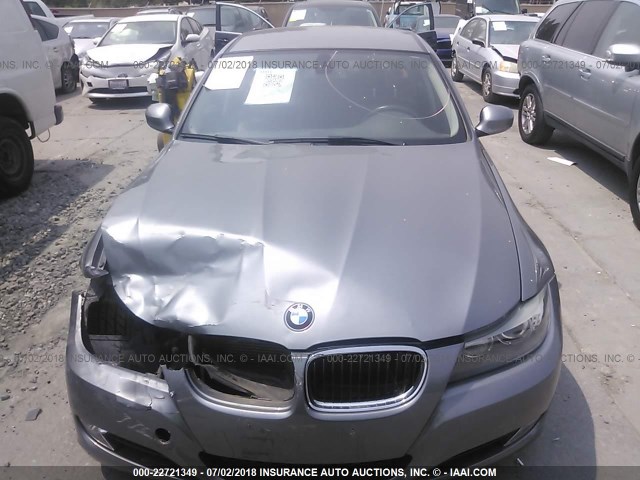 WBAPH5C51BA998925 - 2011 BMW 328 I SULEV GRAY photo 6