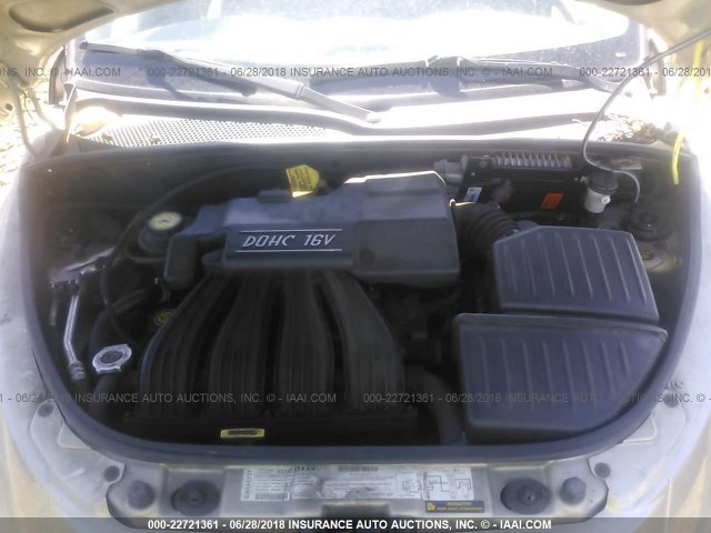 3C4FY48B72T260515 - 2002 CHRYSLER PT CRUISER CLASSIC 金色 照片 10