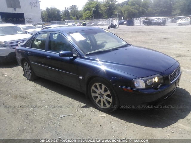 YV1TH59H241363454 - 2004 VOLVO S80 2.5T BLUE photo 1