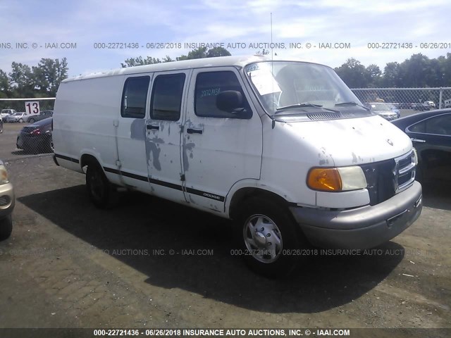 2D7JB21Y23K502550 - 2003 DODGE RAM VAN B2500 WHITE photo 1